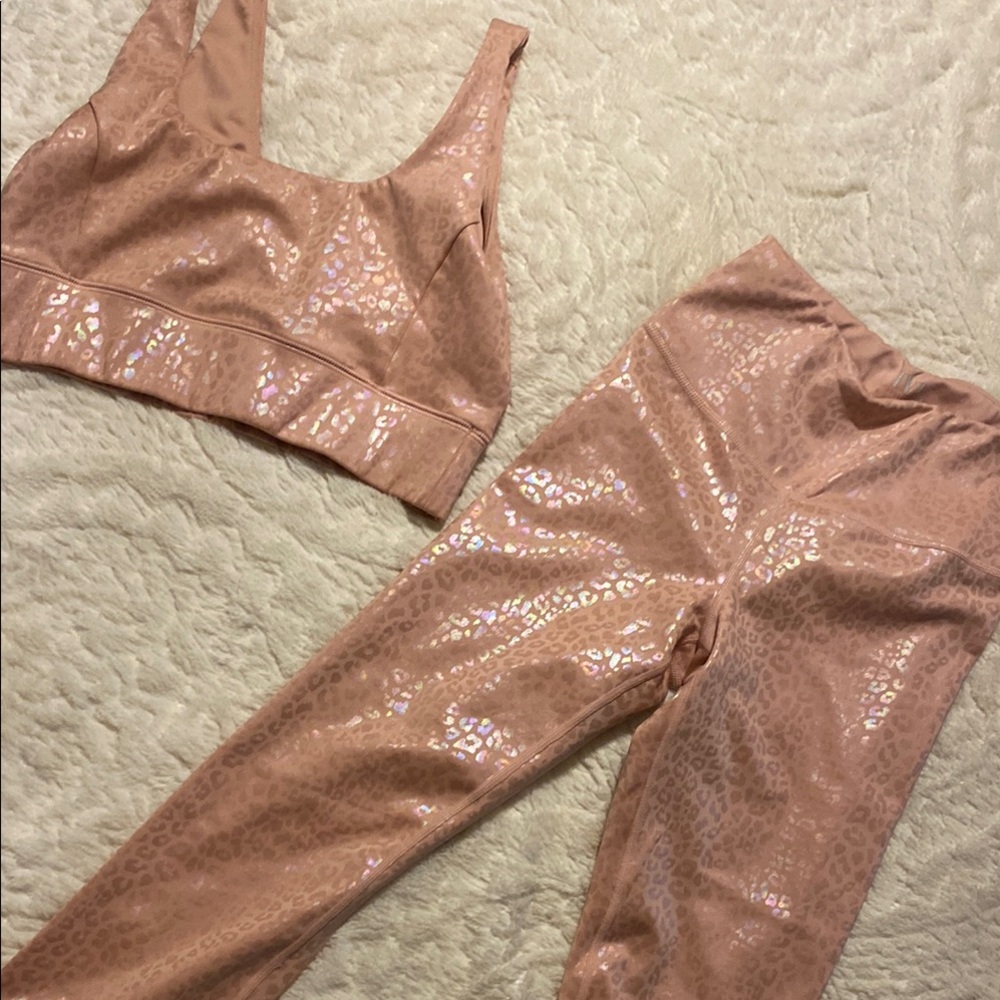 IVL Collective Pink Leopard Activewear Set